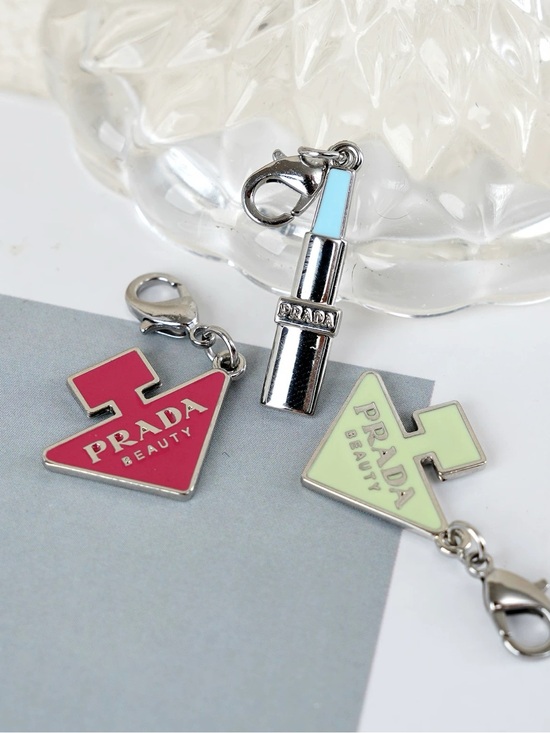 Prada Accessories - PRADA beauty Charm Set — Pink, Mint & Light Blue